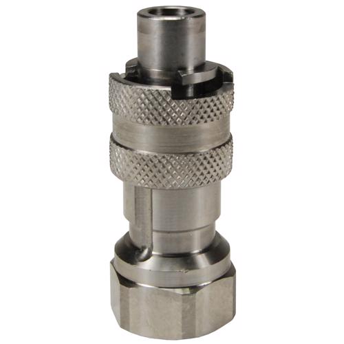 N4F6-S Dix-Lock™ N-Series Bowes Interchange Female Thread Plug N4F6-S 303 Stainless Steel Dix-Lock™ N-Series Bowes Interchange Female Thread Plug